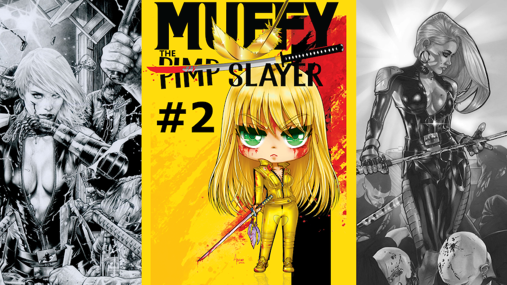 Muffy the Pimp Slayer outlets 1 Chrome 6X Signed Jimbo Salgado Superhero Landing