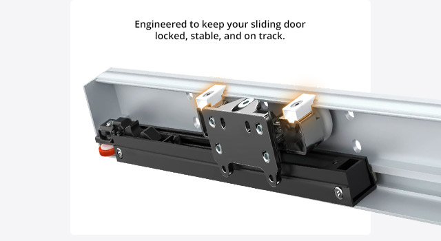 Engineered to keep your sliding door locked, stable, and on track.